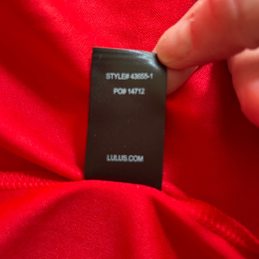 Lulu's Red Maxi Dress - Picture 15 of 15